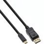 InLine USB-displaykabel, USB-C-stekker naar DisplayPort-stekker, 2 m