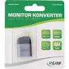 InLine USB-displayconverter, USB-C stekker naar HDMI bus, 4K60Hz