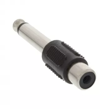 InLine audio-adapter 6,3 mm stekker RCA mono bus 99322