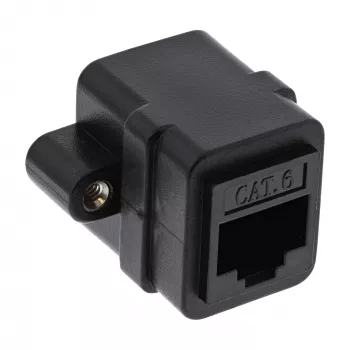InLine Patchkabelkoppeling UTP 2x RJ45 female voor installatie