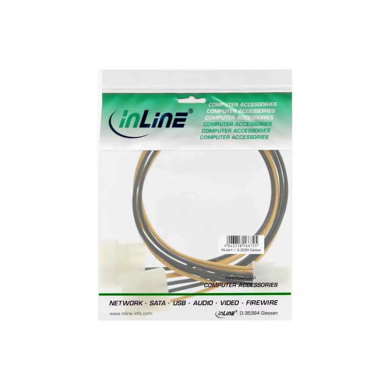 InLine stroomadapterkabel 2x 5,25 inch / 6-pin PCI-E MF17784