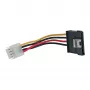 InLine SATA stroomadapterkabel 3,5 inch / 15-polige SATA met vergrendeling 0,15 m