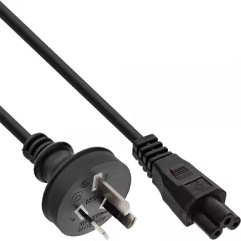 InLine netkabel Australië, voor notebook, zwart, 2m