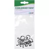 Twist Ties InLine 22 mm, zwart, 10 stuks — kabel-/draadbevestiger