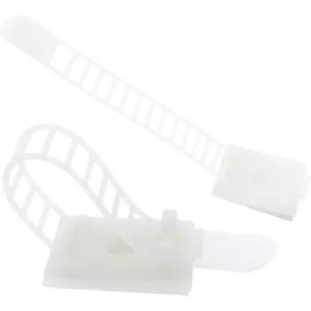 InLine verstelbare kabelklem 94mm naturel 10 stuks