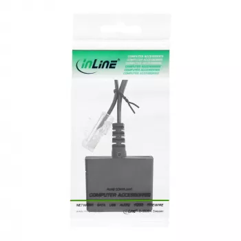 InLine TAE-adapterkabel RJ45-stekker naar TAE-N- & RJ11-bus 69943