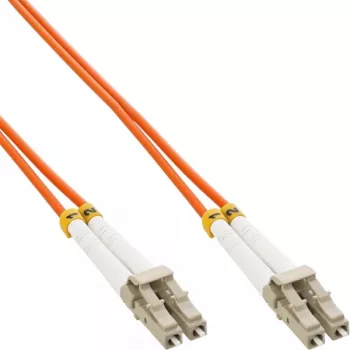 Glasvezel-duplexkabel LC/LC InLine 88541 50/125µm OM2 1m
