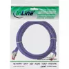 InLine patchkabel S/FTP PiMF Cat.6 250MHz PVC koper paars 0,25m