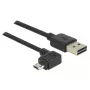 USB-kabel DeLOCK 83846 USB 2.0 1 m USB A Micro-USB B zwart