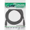 InLine USB 3.2 Gen.1-kabel Type-A stekker / A stekker, zwart, 3 m