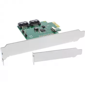 InLine interfacekaart 2 poort SATA 6Gb/s x1 PCIe 2.0 RAID 0 / 1 / SPAN