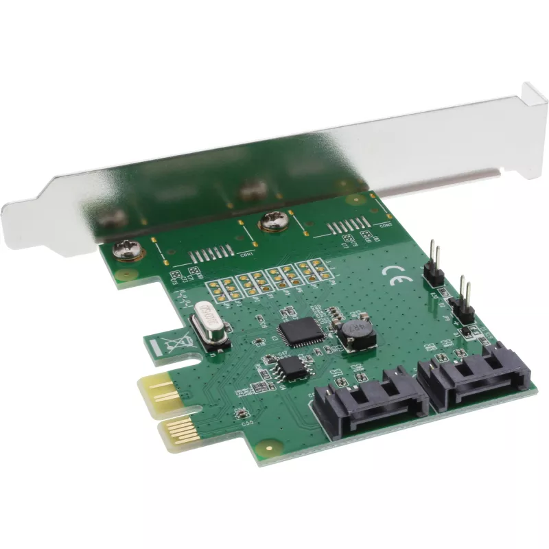 InLine interfacekaart 2 poort SATA 6Gb/s x1 PCIe 2.0 RAID 0 / 1 / SPAN