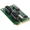 InLine Mini-PCIe 2.0-kaart 2x SATA 6Gb/s RAID 0 / 1 / SPAN
