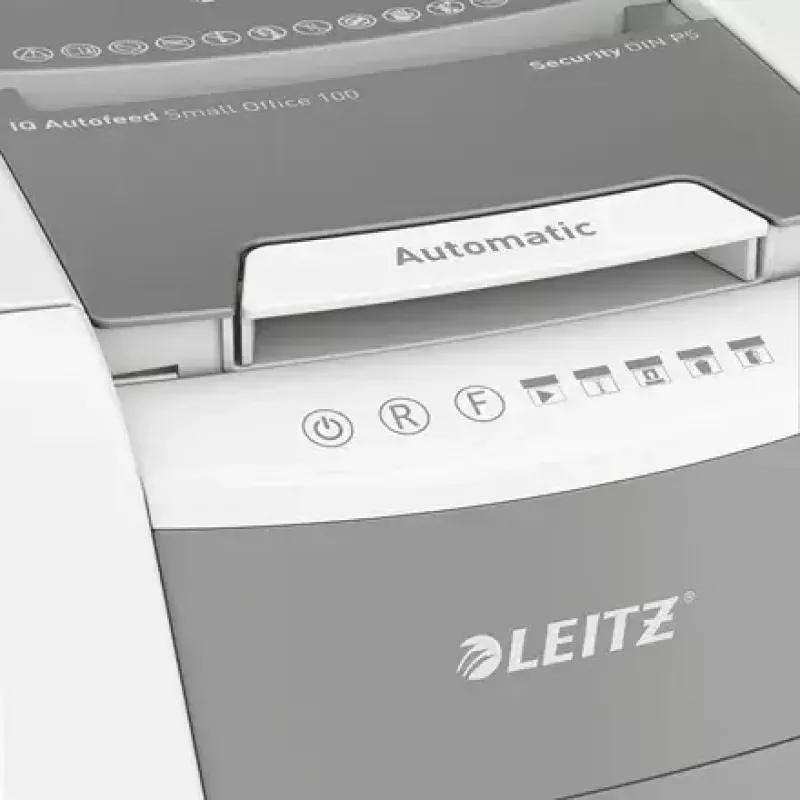 Leitz IQ Autofeed Small Office 100 automatische documentenvernietiger P5