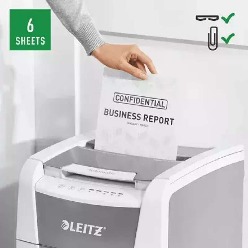 Leitz IQ Autofeed Small Office 100 automatische documentenvernietiger P5