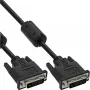 InLine DVI-D-kabel 24+1 stekker/stekker Dual Link met 2 ferrietkernen 10 m