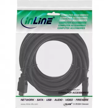 HDMI-kabel High Speed InLine 17607E 7,5 m stekker/stekker zwart