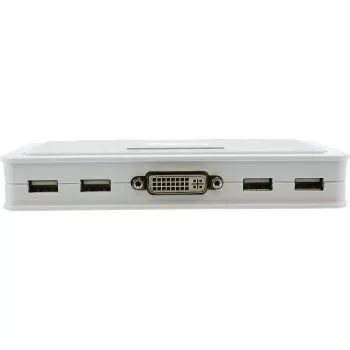 InLine KVM-switch 4 poort DVI-D + USB + audio incl. 2 kabelsets