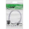 InLine patchkabel slank, U/FTP, Cat.8.1, TPE halogeenvrij, wit 1,5 m