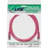 InLine patchkabel SF/UTP Cat.5e roze 0,3m