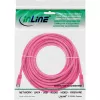 InLine patchkabel SF/UTP Cat.5e roze 20m