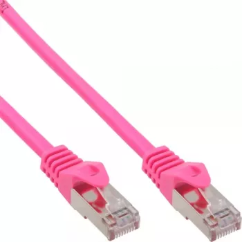 InLine patchkabel SF/UTP Cat.5e roze 15m