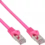 InLine patchkabel SF/UTP Cat.5e roze 15m