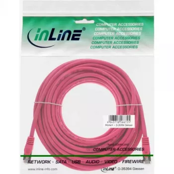 InLine patchkabel SF/UTP Cat.5e roze 15m