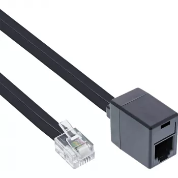InLine modulaire kabel RJ12 6P6C stekker / bus 5m