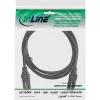 InLine High Speed HDMI draaibare kabel, m. Eth., AM/AM, zwart, goud. kont., 1,5 m