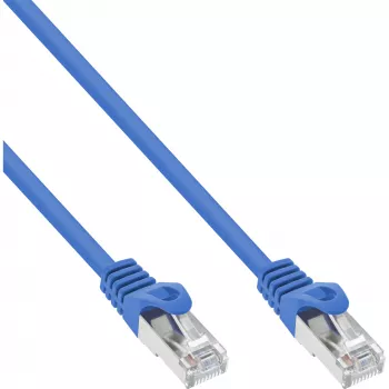 InLine patchkabel SF/UTP Cat.5e blauw 1m