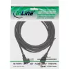 InLine USB 2.0 kabel haaks Type-A stekker / B stekker, zwart, 0,5 m