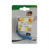 InLine SATA 6Gb/s ronde kabel blauw links haaks 90° met vergrendelingen 0,5 m
