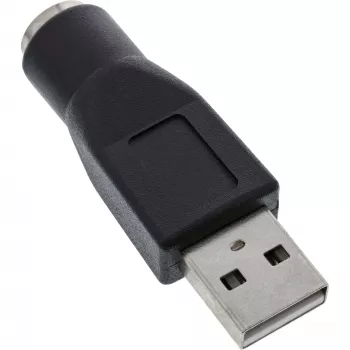 InLine USB-adapter Type-A stekker naar MD6 bus PS/2 bus