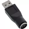 InLine USB-adapter Type-A stekker naar MD6 bus PS/2 bus
