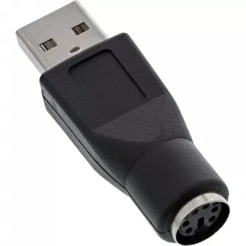 InLine USB-adapter Type-A stekker naar MD6 bus PS/2 bus