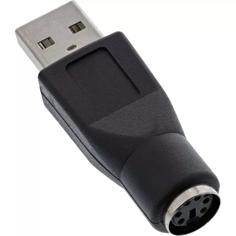 InLine USB-adapter Type-A stekker naar MD6 bus PS/2 bus