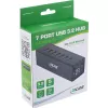 InLine USB 3.0 hub, 7 poorten, aluminium behuizing, met 2,5A voeding