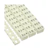 Kabelmarkeringsringen InLine 4 mm, cijfers 0–9, 100 stuks, wit