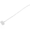 InLine kabelbinder met labelveld 200mm x 2,5mm 100 stuks, wit, 200 mm, 3 mm, 2,5 mm, 109 g, 120 mm
