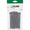 Kabelbinder InLine 100 mm zwart, 100-pack — 100 mm lengte, zwart, 100 stuks