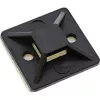 Zelfklevende kabelbinderhouders InLine 25x25 mm zwart, 10-pack