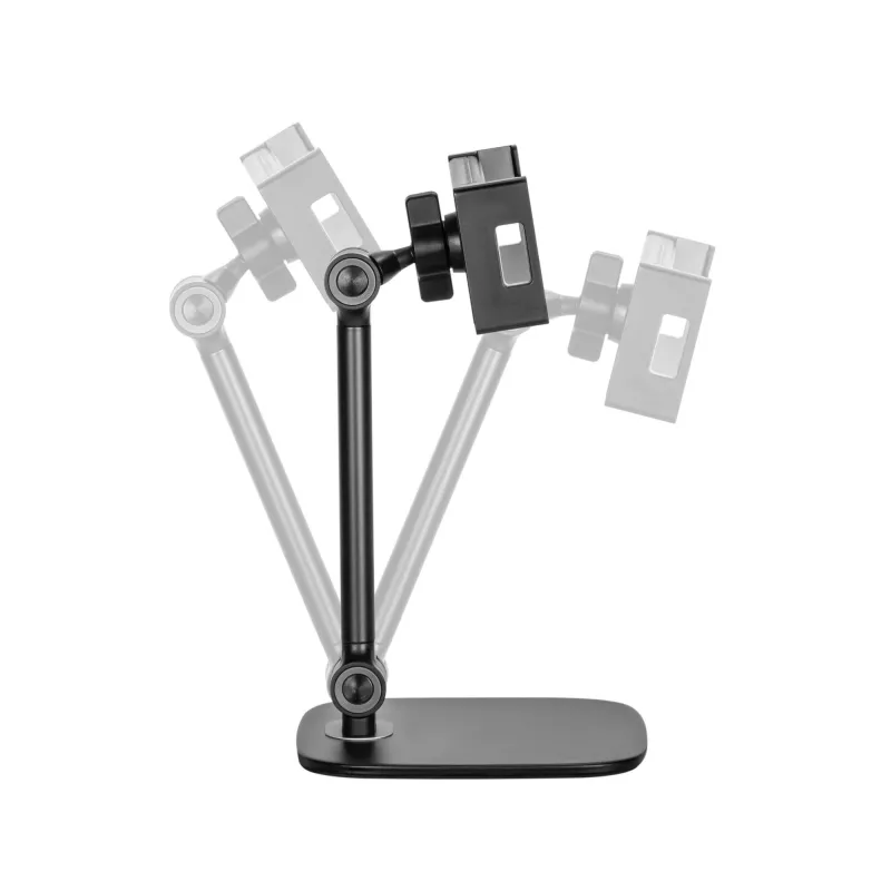 InLine tablet-tafelhouder met standvoet, tot 12,9 inch, zwart