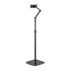 InLine tablet-houder met metalen bodemplaat, tot 12,9 inch, zwart
