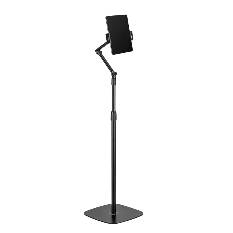 InLine tablet-houder met metalen bodemplaat, tot 12,9 inch, zwart
