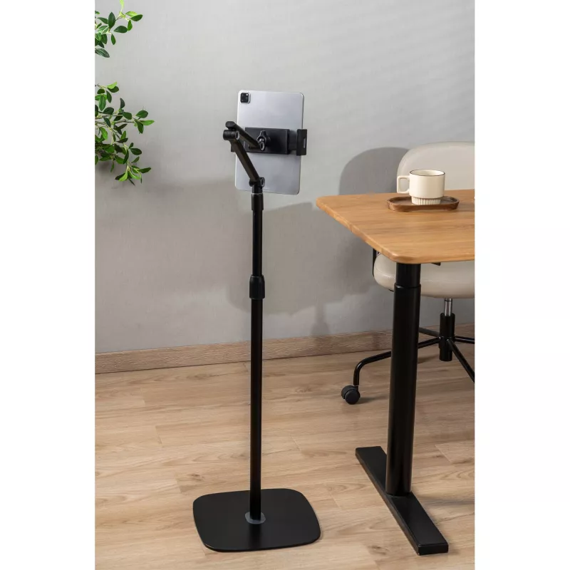 InLine tablet-houder met metalen bodemplaat, tot 12,9 inch, zwart