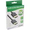 InLine Slim Ultra High Speed HDMI-kabel M/M 8K4K verguld zwart 1m