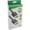 InLine Slim Ultra High Speed HDMI-kabel M/M 8K4K verguld zwart 2m
