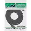 InLine HDMI-platkabel High Speed kabel met ethernet, verguld, zwart, 1,5 m