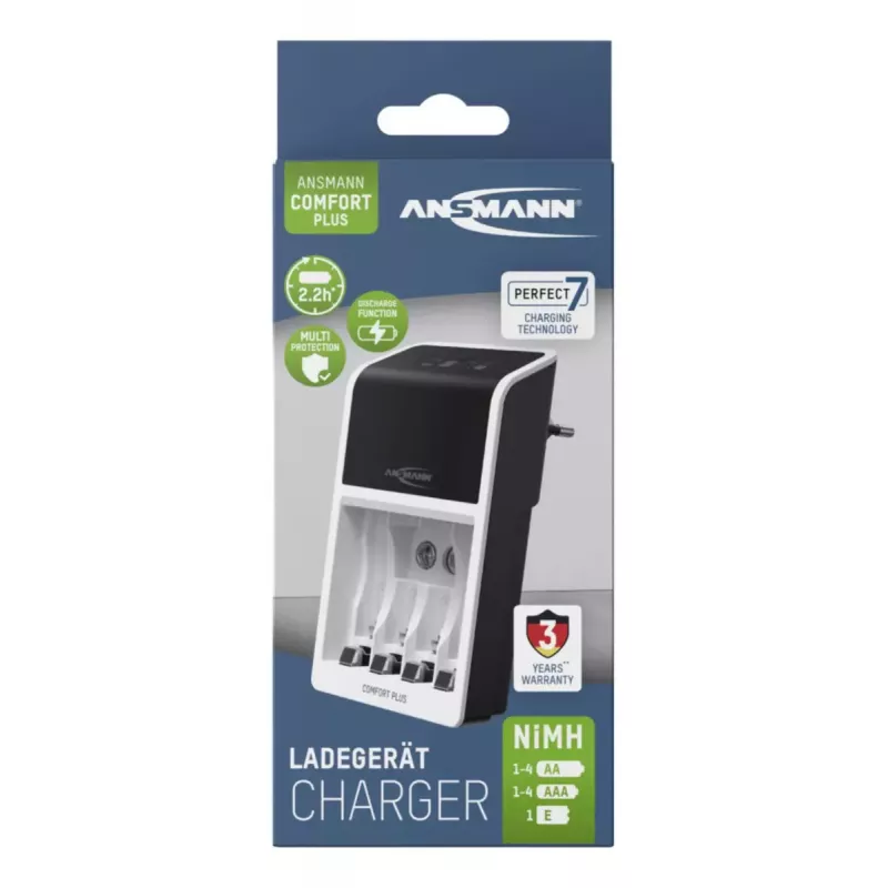 Batterijoplader Ansmann Comfort Plus